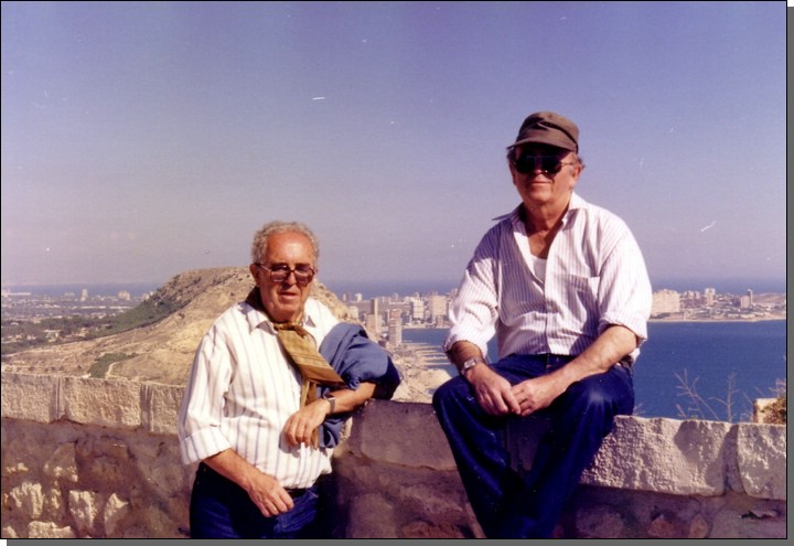 Rafael y su hermano Lus, Alicante, ca. 1986