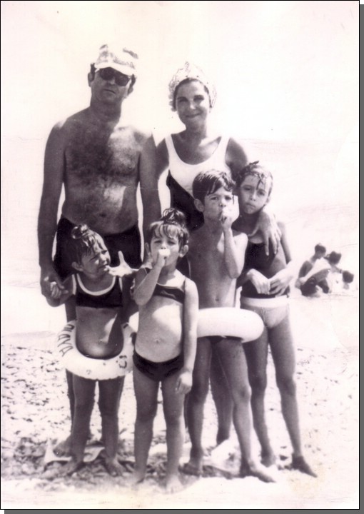 Rafael, Rita Rukowsky y los hijos de sta